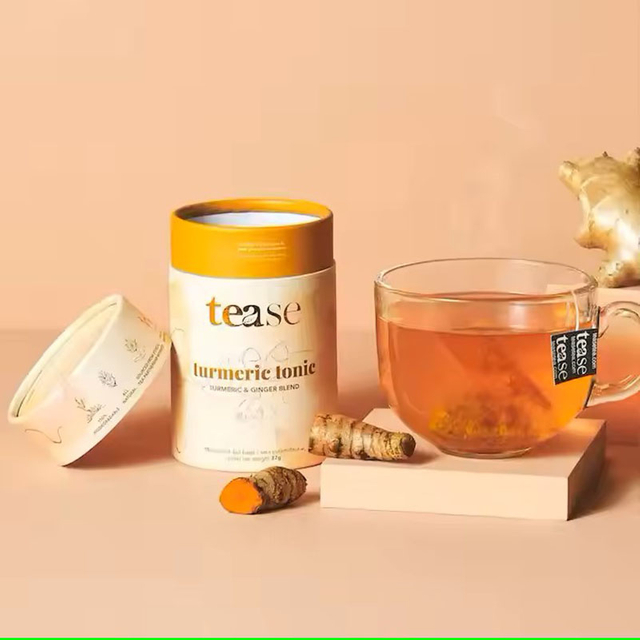 Биоразлагаемый настраиваемый размер логотипа дизайн круглые цилиндрические трубки Упаковка для чая