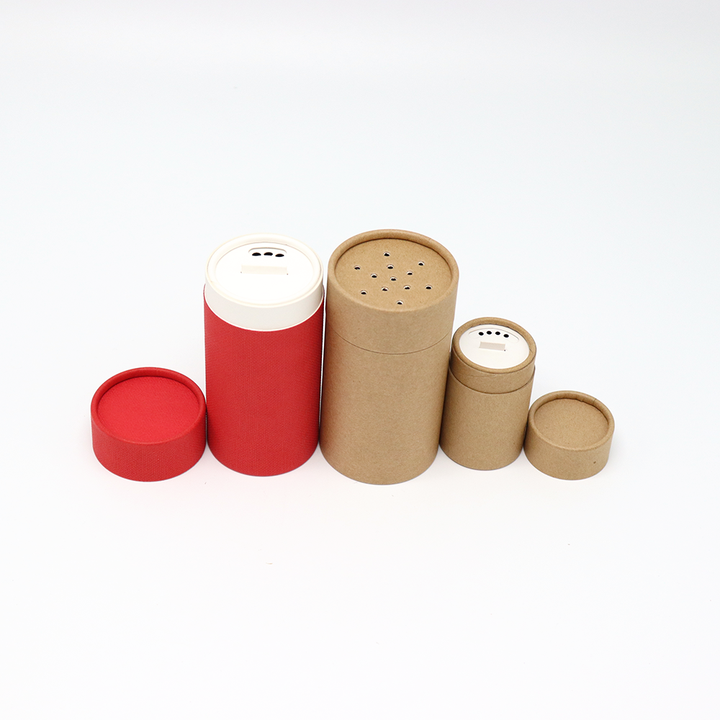 Высококачественная косметическая круглая коробка для тюбиков на заказ, картонная упаковка с ситовым шейкером для порошкового сухого шампуня