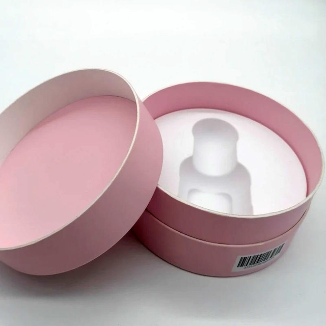 Бумажный цилиндр по индивидуальному заказу для упаковки банок, бумажная коробка для бутылок с эфирным маслом, круглая трубка