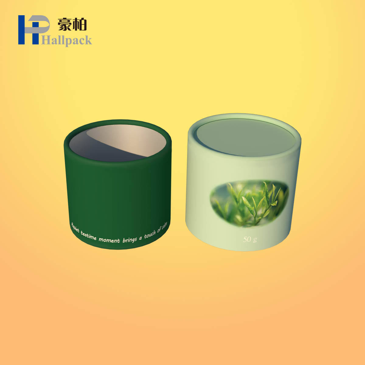 Изготовленная на заказ экологически чистая цилиндрическая упаковочная коробка из крафт-бумаги для чая, кофейных зерен, тисненая поверхность, биоразлагаемая для использования в парфюмерии