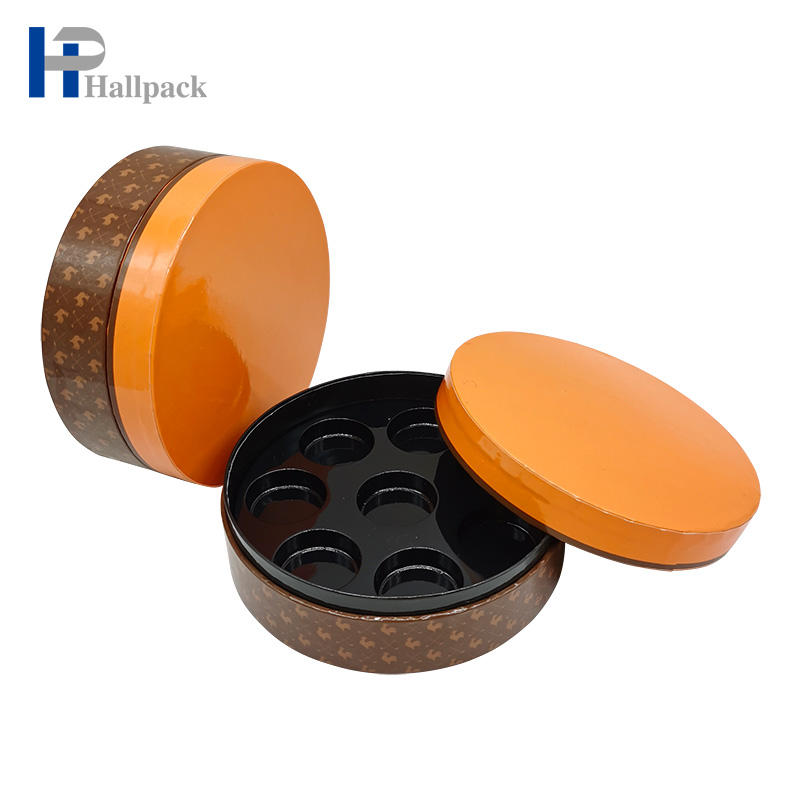 Круглая цветная бумажная трубка, целлофановая упаковка, шоколадная бумажная трубка