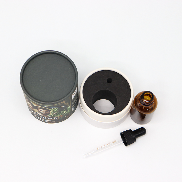 Высококачественная индивидуальная косметическая картонная упаковка, круглые коробки для трубок, упаковка для флакона духов с эфирным маслом