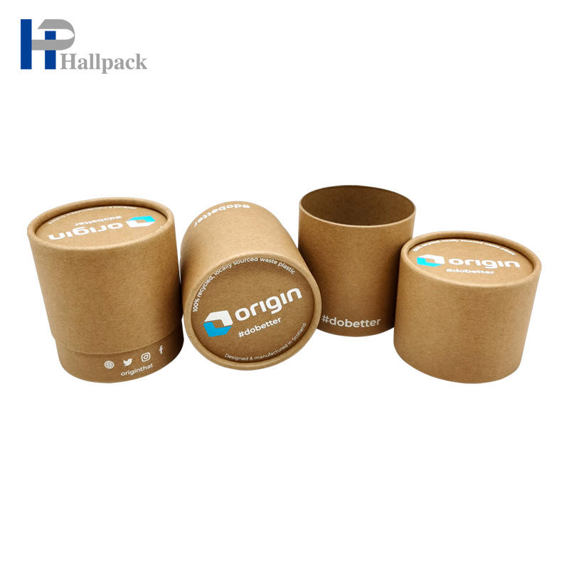 Переработанная цилиндрическая косметическая бумажная сердцевина флористическая упаковочная коробка бумажная трубка