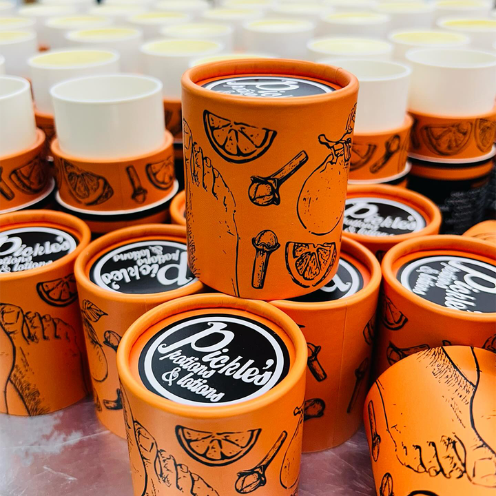 Экологичная биоразлагаемая туба ручной работы, бумажная туба пуш-ап для дезодоранта и косметики для бальзама для губ