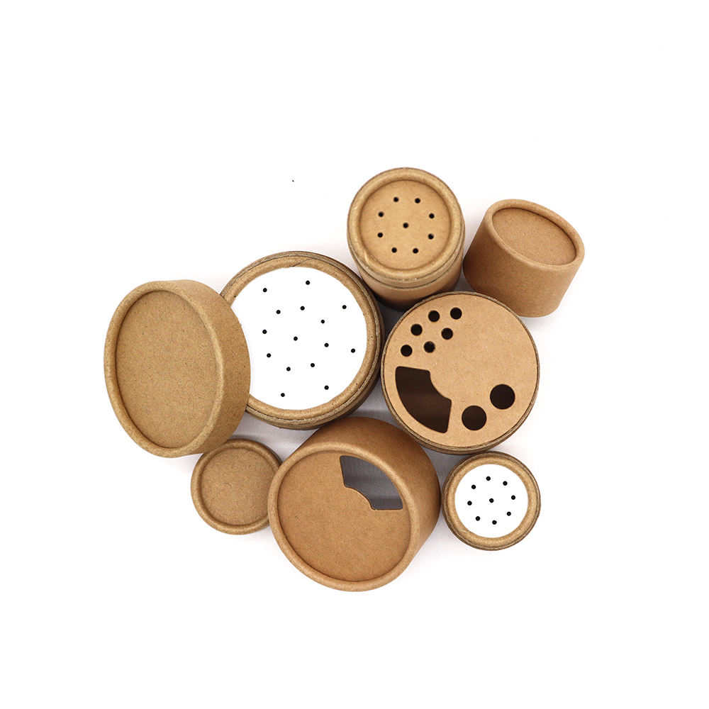 Настройте экологически безопасные бумажные тубы из пищевой бумаги для цилиндра для упаковки порошка для тела