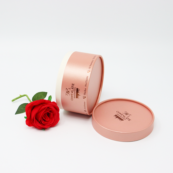 Упаковка трубки цилиндра картонной коробки качества еды Эко дружелюбная изготовленная на заказ для шоколада печенья торта хлеба