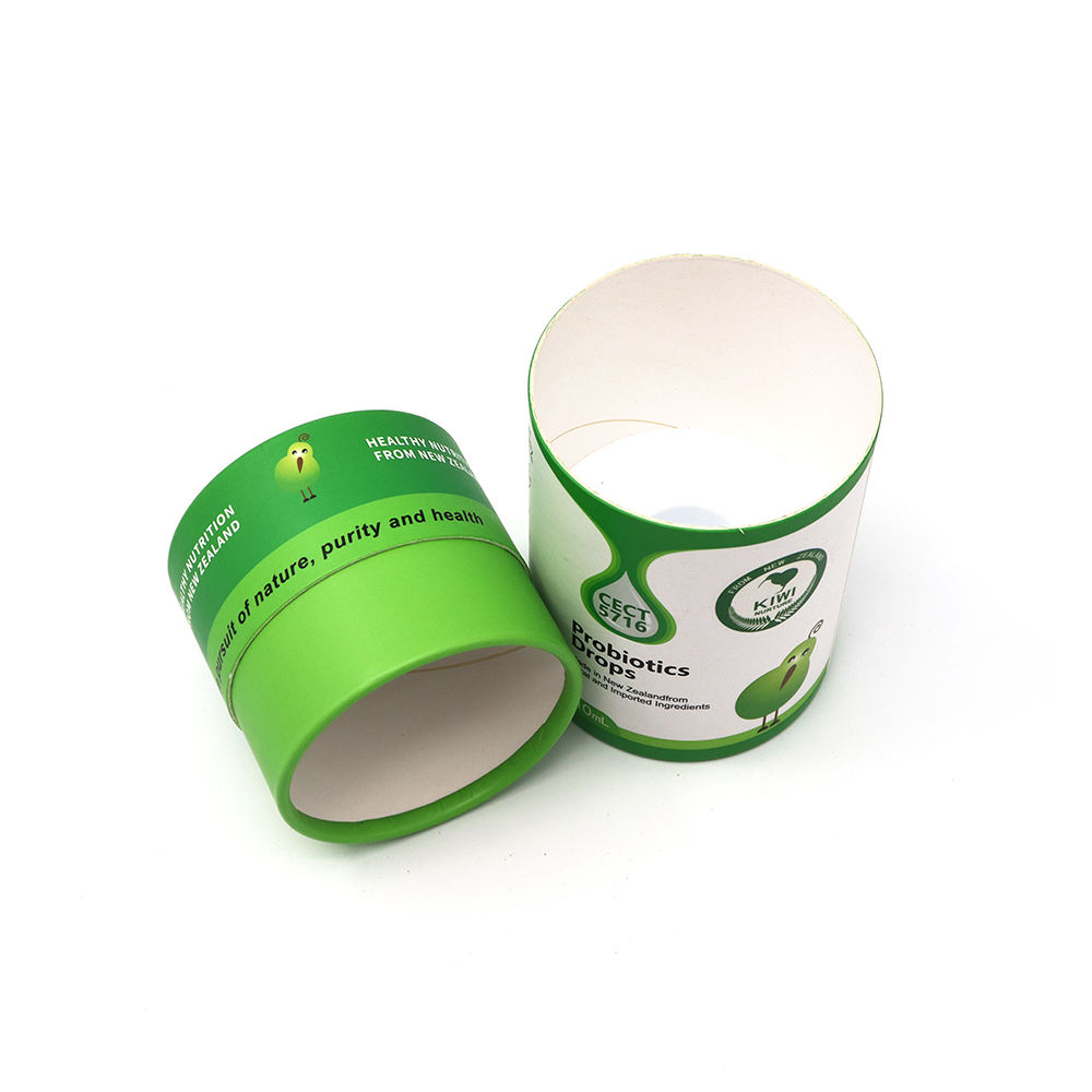 Биоразлагаемый кофейный цилиндр с логотипом, круглая коробка для трубок, пищевой картон, крафт-бумага, трубка для чая