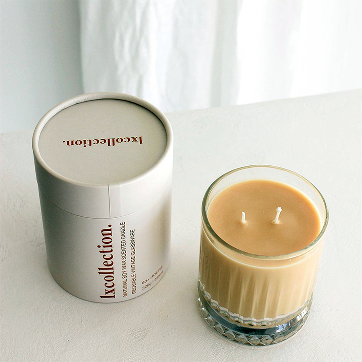 Биоразлагаемая пластиковая цилиндрическая коробка из крафт-бумаги, изготовленная по индивидуальному заказу для мыльной свечи, эфирных масел, упаковка в бумажные тубы