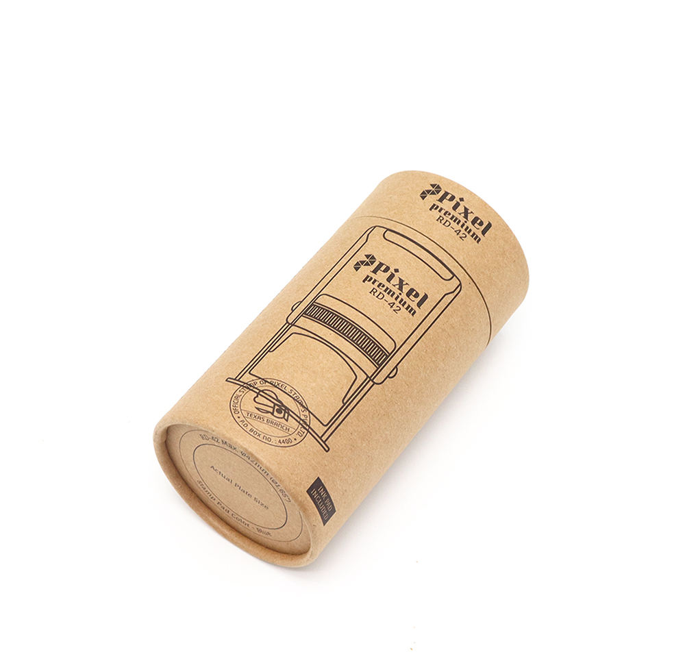 Биоразлагаемый цилиндр из крафт-бумаги Канцелярские товары Уплотнение Шариковая ручка Полотенце Бумажный тубус Упаковка, используемая для упаковки предметов повседневного спроса