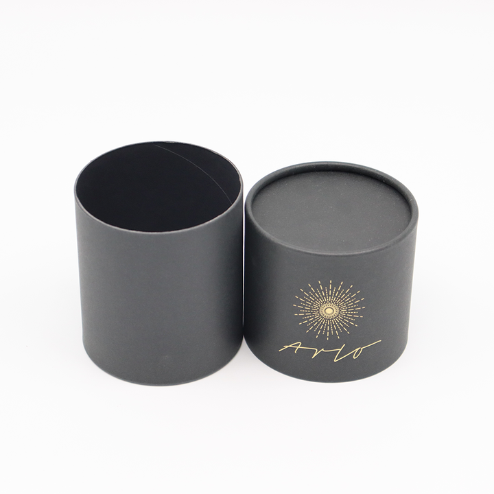 Экологически чистая изготовленная на заказ упаковка для картонной цилиндрической коробки для подарков и ремесел, бумажная трубка для свечей