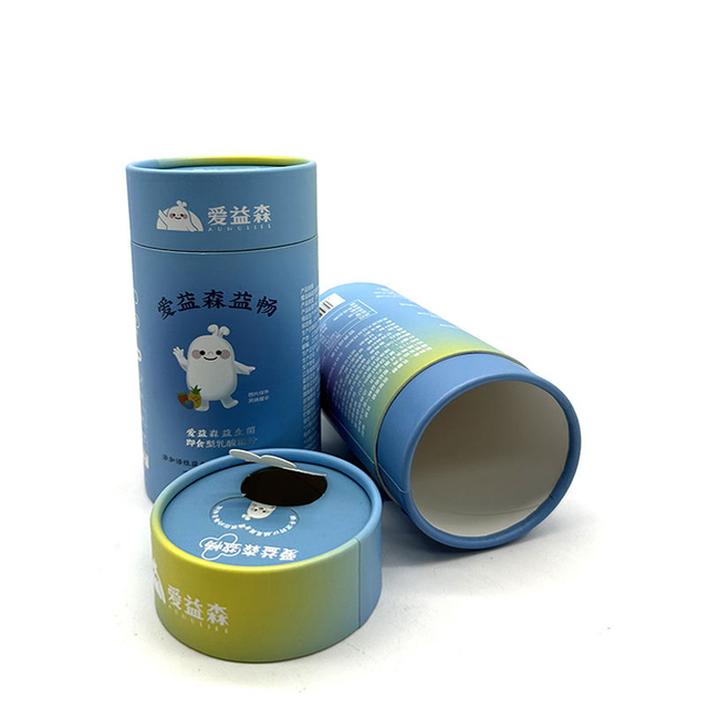 Изготовленная на заказ пустая упаковка бумажных трубок разрыва пробок частной метки круглая биоразлагаемая легкая