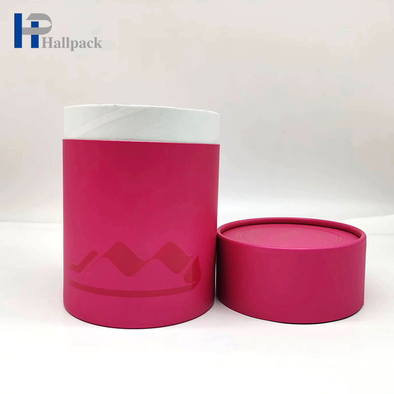 Изготовленный на заказ цилиндр печати упаковывая картонную подарочную коробку упаковывая трубку УФ-бумаги