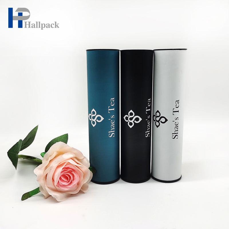 Роскошная железная крышка настраиваемого размера, круглая трубка из крафт-картона для бытовой еды, металлическая крышка, бумажная упаковка для туб