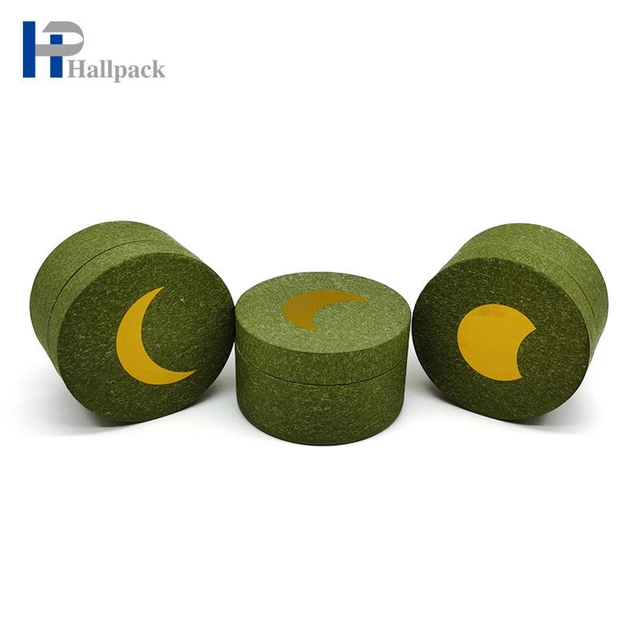 Крем для лица Упаковка из зеленой бумаги в тубе Упаковочная коробка из крафт-бумаги Почтовая трубка