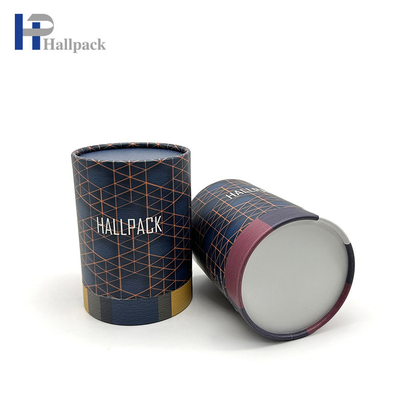 Новый дизайн, подарочный набор для свечей, цилиндрическая коробка, картонная упаковка, бумажная трубка