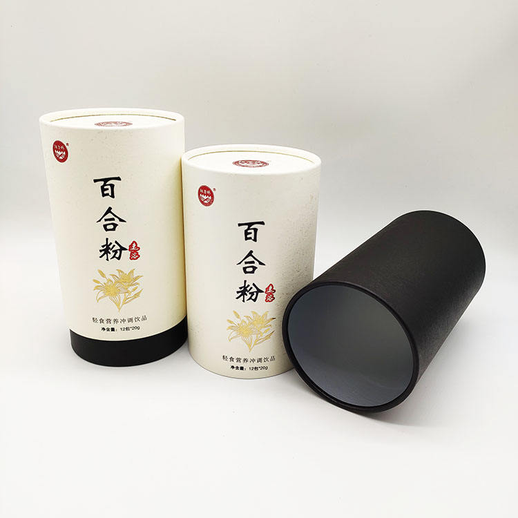 Товары для здоровья, прямая продажа с фабрики, круглая трубка, биоразлагаемые упаковочные бумажные тубы