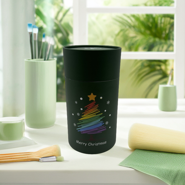 Горячая продажа Экологичный цилиндр Зеленая крафт-бумага Круглая трубка