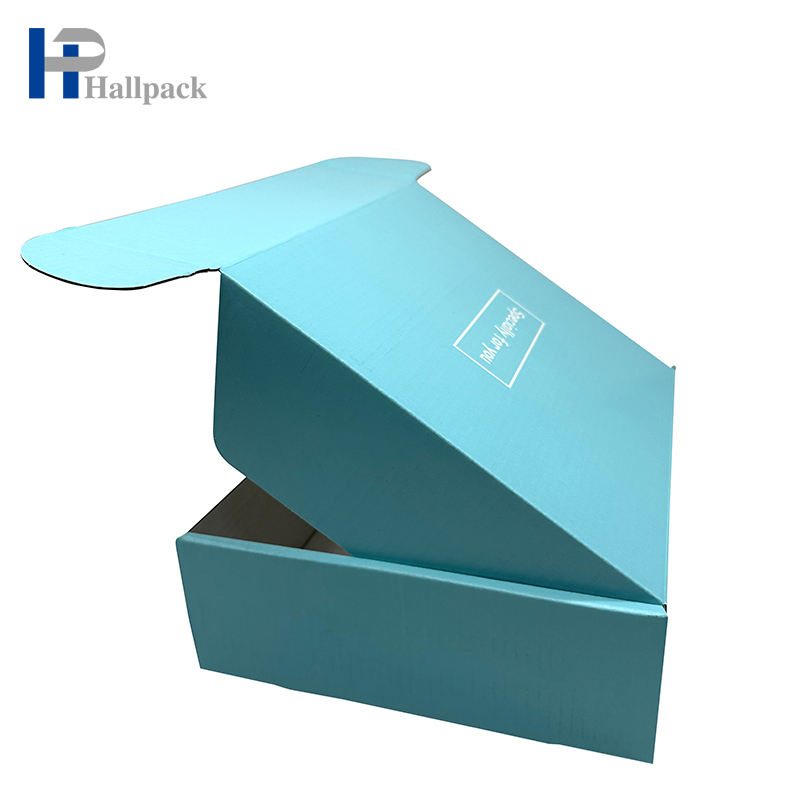 Оптовый индивидуальный логотип Pink Bule Подарочная упаковка Бумажная картонная коробка