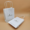 Изготовленный на заказ размер упаковки бумажная ручка бумажный мешок сумка из крафт-бумаги хозяйственная сумка