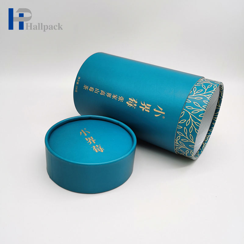 Оптовые переработанные пищевые бумажные трубки для чая, кофе, крафт-цилиндров