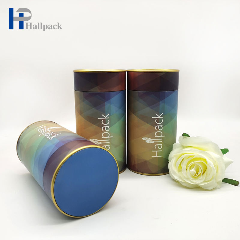 Упаковка трубки картона бумаги Крафт печатания цвета нестандартной конструкции с логотипом