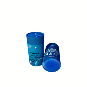 Картонный тубус круглой формы с индивидуальным логотипом, биоразлагаемая бумажная упаковка Push Up для усилителя аромата для косметической стирки