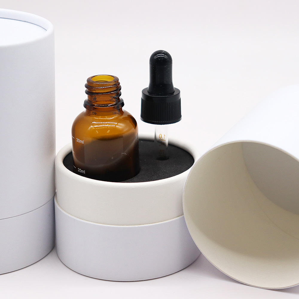 Роскошная оптовая продажа 30 мл/50 мл/80 мл свеча/духи/косметическая упаковочная коробка бумажная трубка для эфирного масла