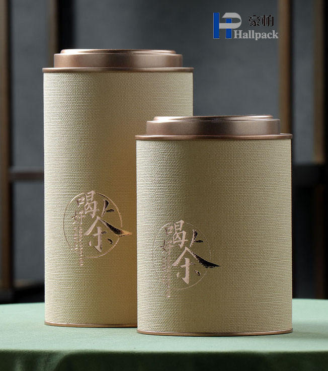 Перерабатываемая упаковка для чая для кофейных зерен, порошок, картон, бумажная туба, роскошная бумажная коробка на заказ, упаковка, контейнер для пищевых продуктов