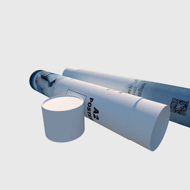 Эко Заводская Цена Круглая Крафт-Бумага Круглая Коробка Настроить А2 Плакат Подарочный Цилиндр Для Ароматерапии Доставка Тубы Упаковка