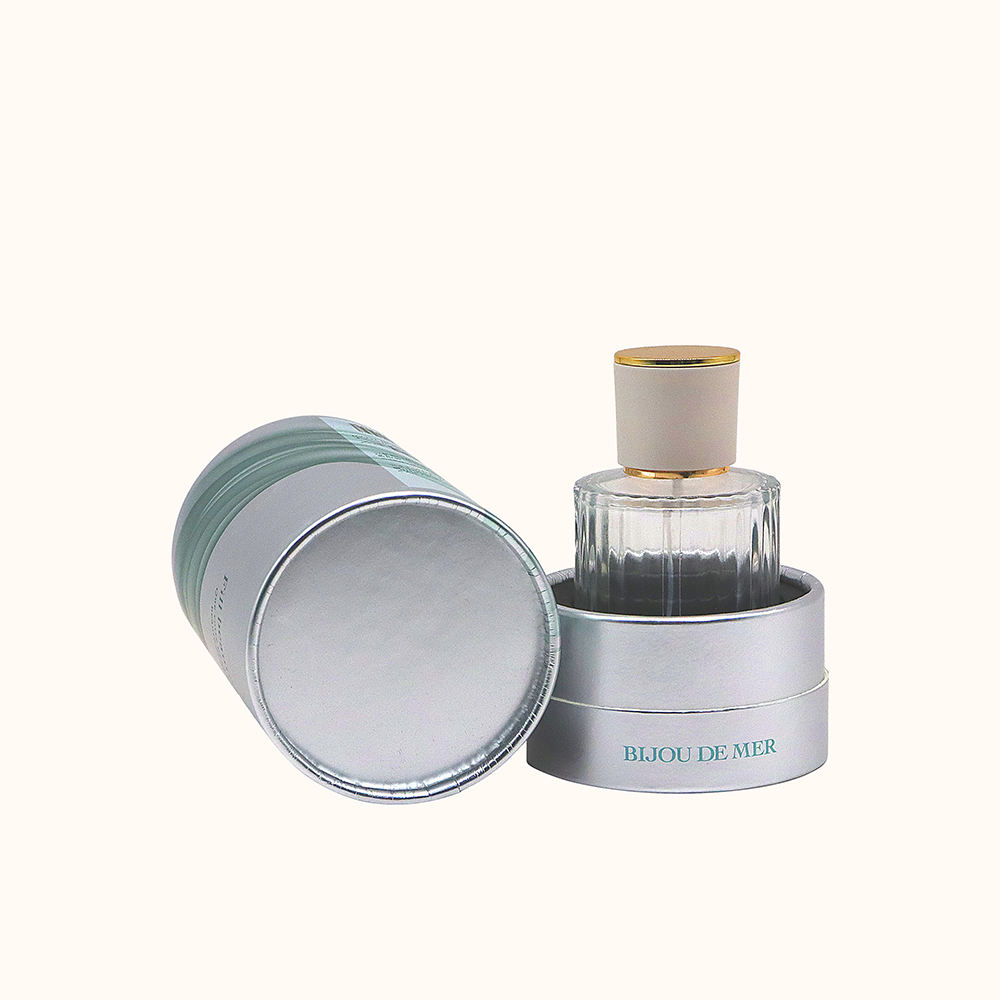 Биоразлагаемый цилиндр из жесткого картона для рукоделия, косметический бумажный тубус, обработка поверхности, упаковка бумажных туб для печати