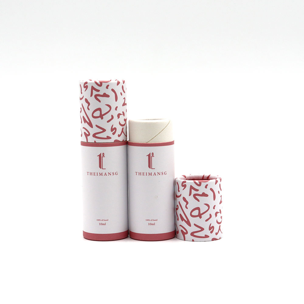 Высококачественная коричневая крафт-бумажная почтовая коробка, туба на заказ, белая круглая коробка, черная биоразлагаемая цилиндрическая туба, упаковка