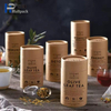 Бумага для печати на заказ, дизайн цилиндра, чай, печенье, хлопья, подарочная картонная упаковка, круглая коробка, шоколадный порошок, бумажная трубка для печенья
