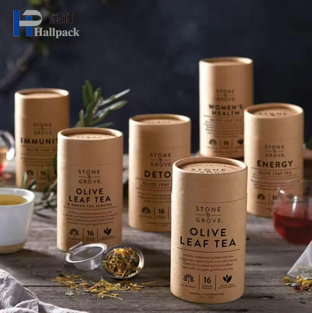 Бумага для печати на заказ, дизайн цилиндра, чай, печенье, хлопья, подарочная картонная упаковка, круглая коробка, шоколадный порошок, бумажная трубка для печенья