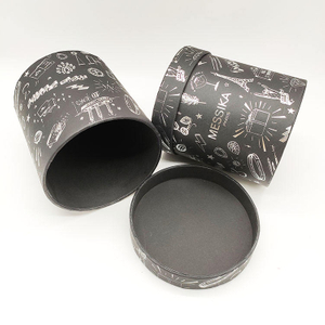 Упаковка в тубу из бумажных банок круглого цилиндра