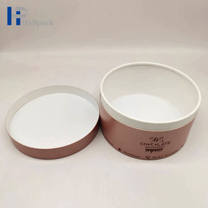 Трубка бумаги Крафт золота Эко дружелюбная розовая горячая круглая для модных аксессуаров