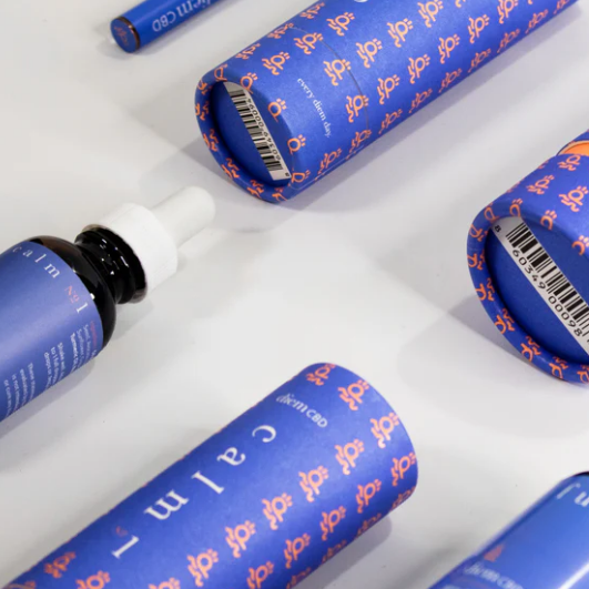 Переработанная 100% цилиндрическая картонная трубка из крафт-бумаги для чая, упаковочная картонная трубка с круглой коробкой