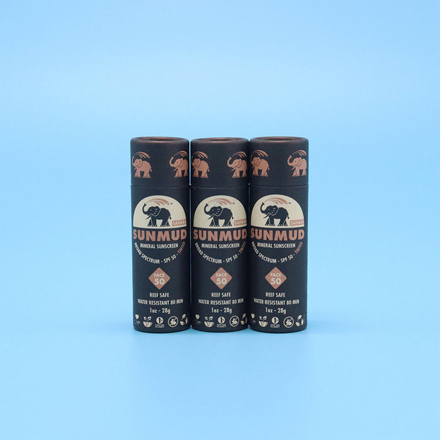 Лидер продаж, креативный контейнер, перерабатываемый картон, губная помада, мыло, бальзам для губ, сливочное масло, масляная палочка, толкающий цилиндр, упаковка в бумажном тубе