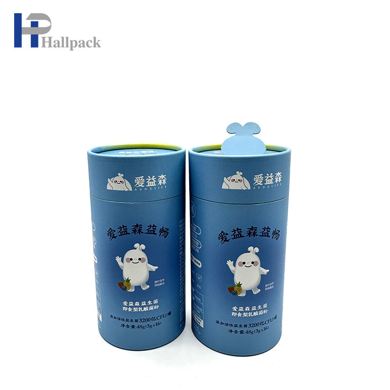 Изготовленная на заказ пустая упаковка бумажных трубок разрыва пробок частной метки круглая биоразлагаемая легкая