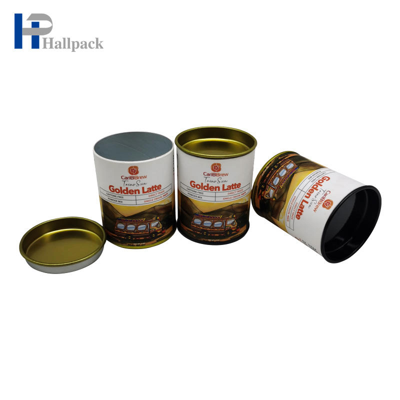 Железная покрывающая бумага Бумажные тубы для еды Бумажные тубы для чая Упаковка бумажных туб для кофе