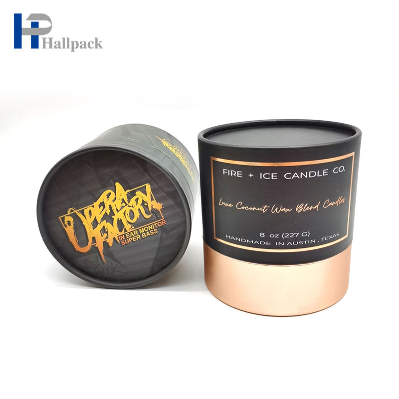 Изготовленная на заказ переработанная упаковка бумажных трубок для чая и кофе с сердечником цилиндра из пищевой бумаги