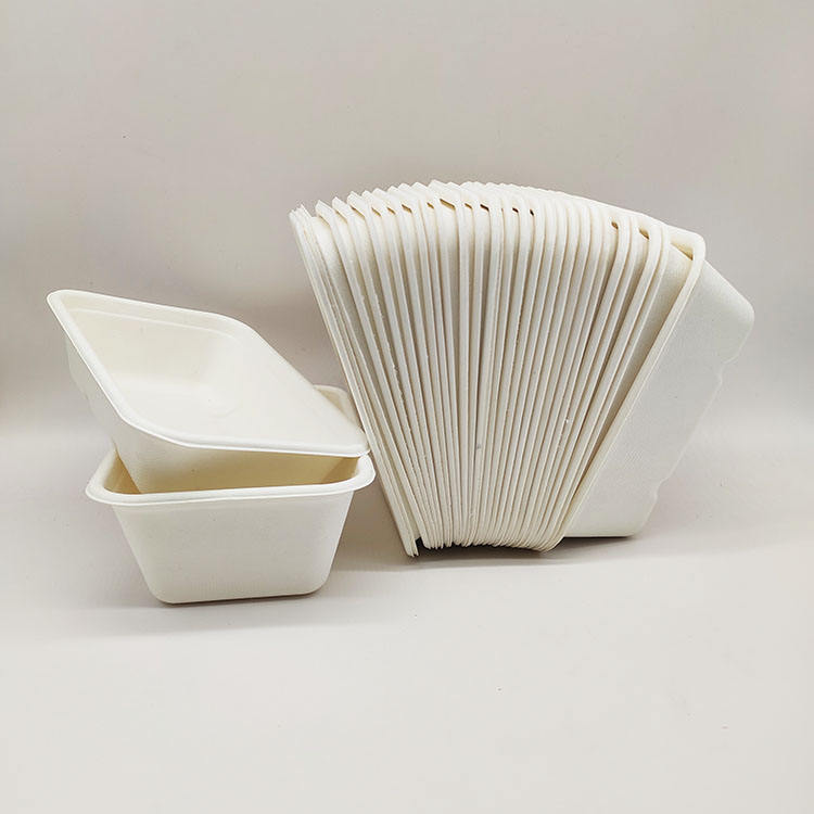 Прямые продажи с фабрики, ланч-бокс, одноразовые бумажные контейнеры для пищевых продуктов, раскладушка из целлюлозы из сахарного тростника