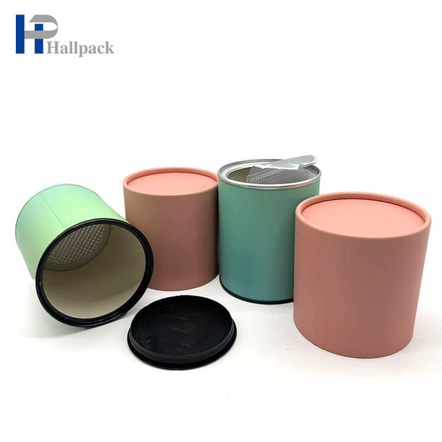 Легкая упаковка бумажной трубки картона Крафт Эко трубки внутренней крышки разрыва бумажная