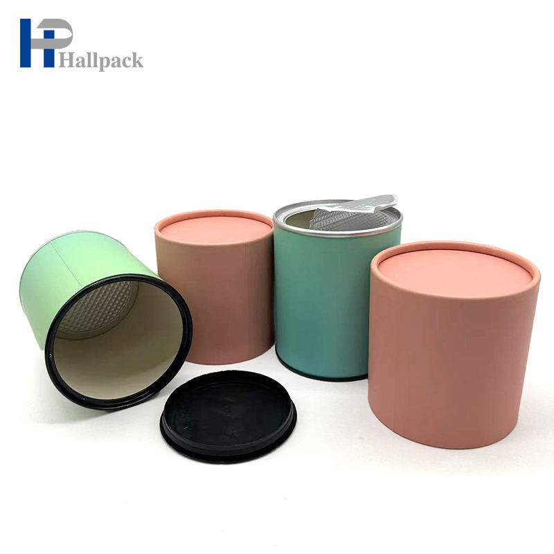 Легкая упаковка бумажной трубки картона Крафт Эко трубки внутренней крышки разрыва бумажная