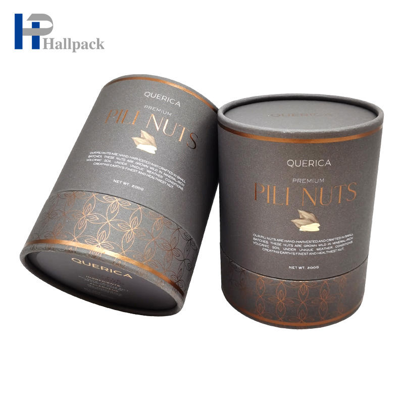 Коробка трубки пакета цилиндрической коробки с логотипом большая бумажная для чеснока