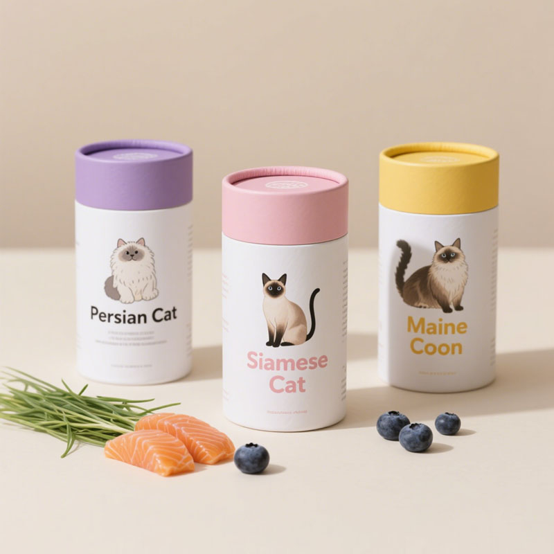 Утилизация материала пользовательская проектная бумажная трубка для коллагеновых добавок с твердыми напитками Упаковка