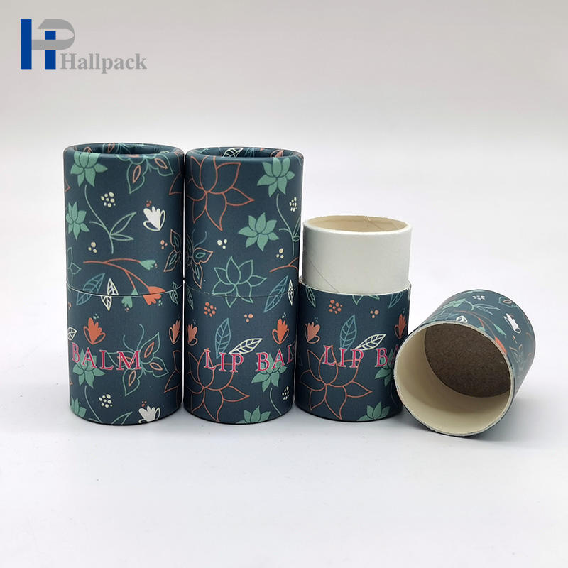 Повторно используйте бумажную трубку губной помады дезодоранта пищевого качества, нажмите вверх, бумажную упаковку трубки
