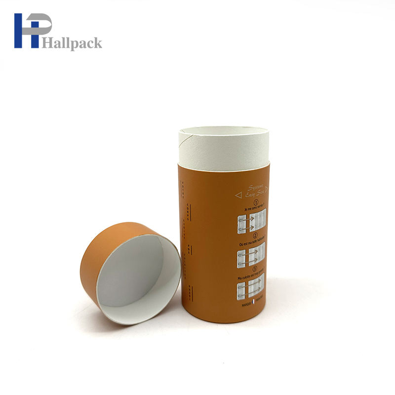Горячая продажа пустая бумажная туба упаковка нижнего белья цилиндр бумажная туба