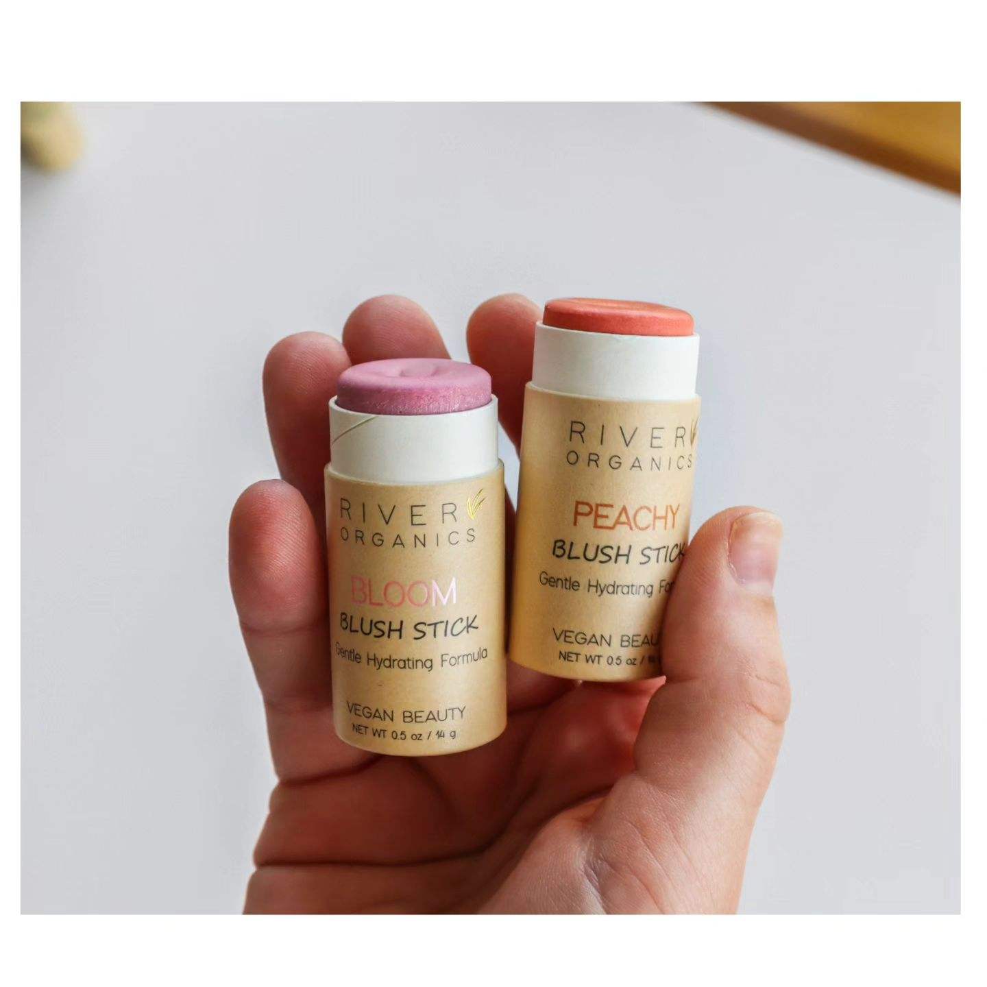 2 унции оптовая продажа биоразлагаемый картонный контейнер для дезодоранта упаковка пуш-ап круглый тюбик из крафт-бумаги