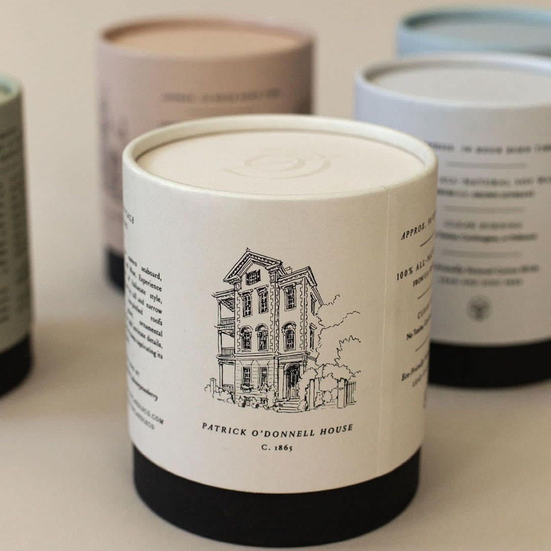 Высококачественная цилиндрическая упаковочная коробка, крафт-свеча, флакон для духов, кофе, чайный пакетик, упаковка в бумажную трубку на заказ