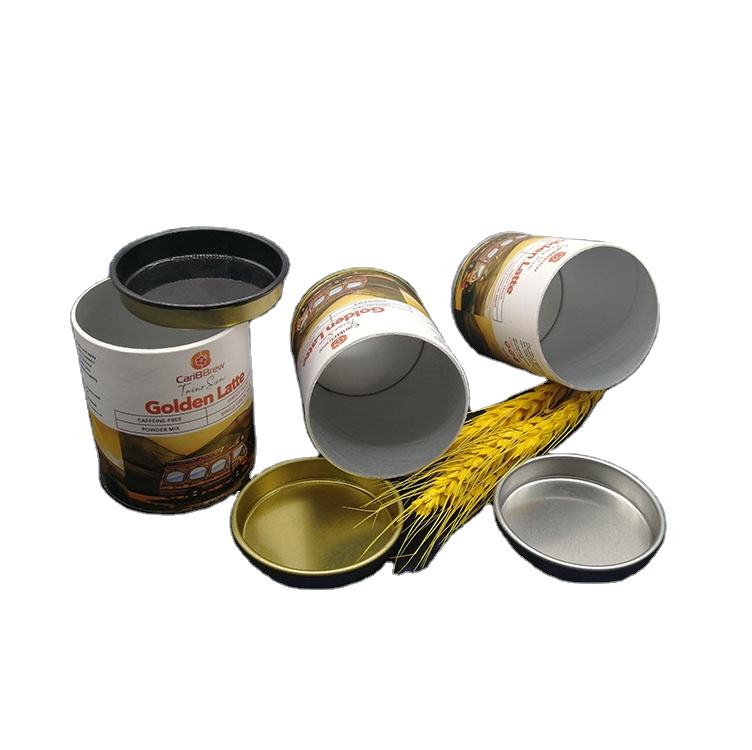 Биоразлагаемый материал, бумажные трубки круглой формы, упаковка, индивидуальная коробка для цилиндров для закусок из крафт-бумаги, пищевого качества